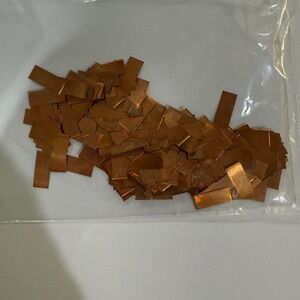Model‎ Ship Copper Sheathing Plates, Flat, 19mm x 8 mm, 175 Pieces
